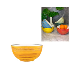 Bol 13,5 cm 600 ml en porcelaine jaune | Bols, saladiers & coupelles | 2 400 CFA , dakar, Sénégal