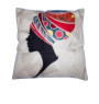 Coussin déco 45 x 45 cm motif femme africaine | Coussins déco , Dakar, Sénégal
