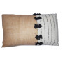 Coussin déco 30 x 50 cm marron, blanc et noir | Coussins déco , Dakar, Sénégal