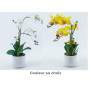 Orchidée artificielle 11 x 9 x 41 cm dans vase blanc | Pots, plantes & fleurs artificielles , Dakar, Sénégal