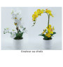 Orchidée artificielle 14 x 12 x 56 cm dans vase blanc | Pots, plantes & fleurs artificielles , Dakar, Sénégal