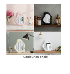 Miroir mural ou à poser 30 x 20 cm avec cadre irrégulier | Miroirs , Dakar, Sénégal