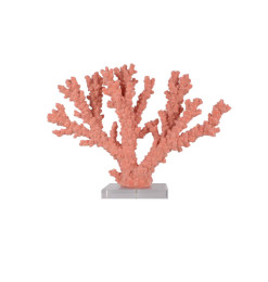 Corail 34,5 × 9,7 × 26,5 cm en résine rose sur socle en verre | Déco divers , Dakar, Sénégal