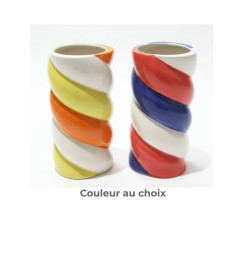 Vase torsadé en dolomite, D10,6x20,2 cm | Vases déco , Dakar, Sénégal