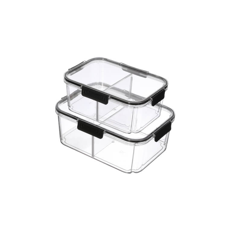 Boîte à provision avec couvercle en plastique sans BPA - Lot de 2 | Boites de conservation alimentaire | 5 900 CFA , dakar, S...