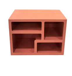 Étagère murale 44 x 23,5 x 32 cm corail rose mat | Etagères murales , Dakar, Sénégal