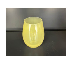 Verre bas 545 ml en verre jaune poudré | Verres & carafes | 2 600 CFA , dakar, Sénégal