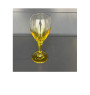 Verre sur pied 330 ml en verre jaune | Verres & carafes | 1 800 CFA , dakar, Sénégal