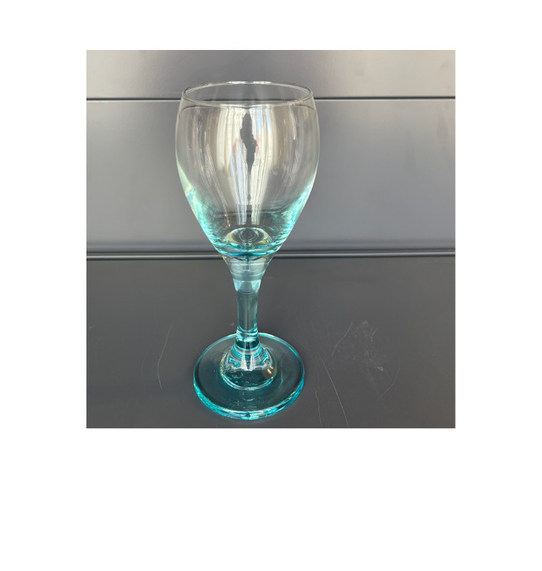 Verre sur pied 330 ml en verre bleu | Verres & carafes | 1 800 CFA , dakar, Sénégal