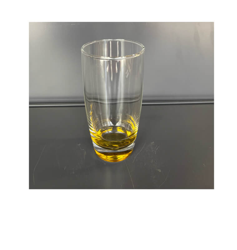 Verre haut 400 ml en verre jaune | Verres & carafes | 1 200 CFA , dakar, Sénégal