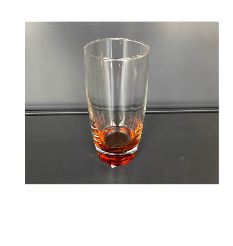 Verre haut 400 ml en verre orange | Verres & carafes | 1 200 CFA , dakar, Sénégal