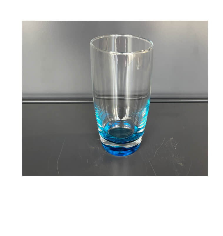 Verre haut 400 ml en verre bleu | Verres & carafes | 1 200 CFA , dakar, Sénégal