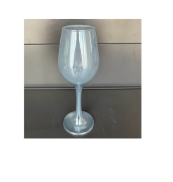 Verre sur pied 440 ml en verre bleu poudré | Verres & carafes | 2 500 CFA , dakar, Sénégal