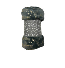 Plaid ultra doux gris et doré, 130 × 180 cm, 280 GSM | Plaids & jetés , Dakar, Sénégal