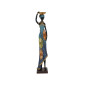 Statuette femme africaine 54 cm bleu | Statuettes , Dakar, Sénégal