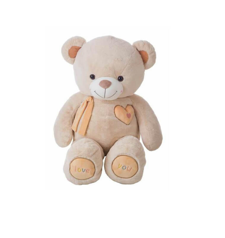 Peluche beige Ours "Love You" 115 cm | Peluches | 75 000 CFA , dakar, Sénégal