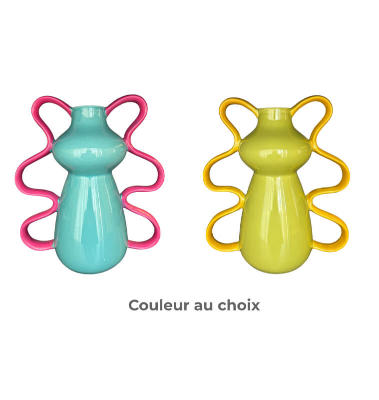 Vase avec anses 28,2 x 14,5 x 30,7 cm en dolomite | Vases déco , Dakar, Sénégal