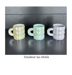 Mug en céramique forme texturée 380 ml | Tasses & mugs | 2 500 CFA , dakar, Sénégal
