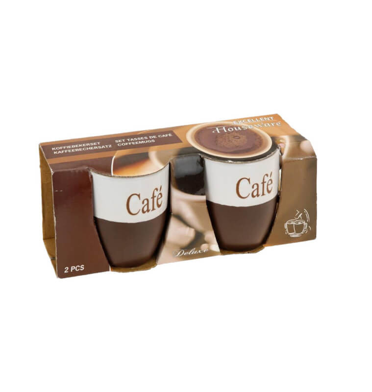 Tasse à café décor Café 200 ml - Lot de 2 | Tasses & mugs | 2 700 CFA , dakar, Sénégal
