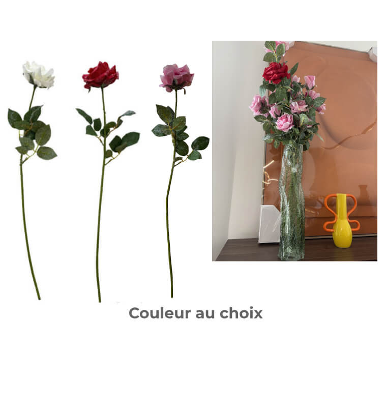 Rose artificielle 70 cm  | Pots, plantes & fleurs artificielles , Dakar, Sénégal