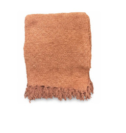 Plaid 125 x 150 cm 100 % coton rust | Plaids & jetés , Dakar, Sénégal