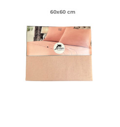 Set de 2 taies d’oreiller 60 x 60 cm 100 % coton 57 fils rose | Linge de lit , Dakar, Sénégal