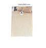 Drap plat 240 x 300 cm 100 % coton 57 fils taupe | Linge de lit , Dakar, Sénégal