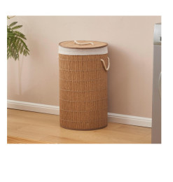 Panier à linge 35 x 60 cm, 58 L en PE et rotin naturel | Paniers à linge | 14 000 CFA , dakar, Sénégal