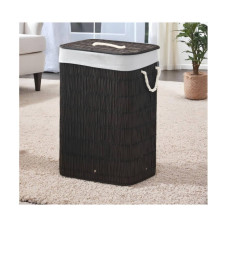 Panier à linge 40 x 30 x 60 cm, 72 L en PE et rotin noir | Paniers à linge | 15 000 CFA , dakar, Sénégal