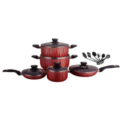 Coffret casseroles rouge - 16 pcs | Batteries de cuisine & coffrets  | 72 000 CFA , dakar, Sénégal