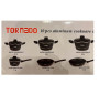 Coffret casseroles noir Tornado en aluminium compatible induction - 10 Pcs | Batteries de cuisine & coffrets  | 80 000 CFA , ...