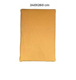 Housse de couette 240 x 260 cm 100 % coton 57 fils moutarde | Linge de lit , Dakar, Sénégal