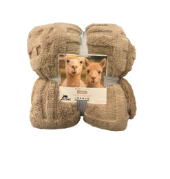 Plaid camel extra doux 220 x 240 cm, 220 GSM en polyester | Plaids & jetés , Dakar, Sénégal