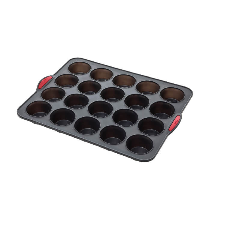 Moule 20 Muffins Silicone "Silitop" Noir et rouge | Pâtisserie | 19 900 CFA , dakar, Sénégal