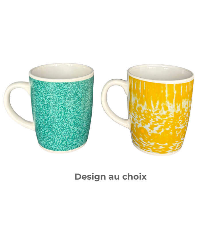 Mug 400 ml en grès jaune ou bleu | Tasses & mugs | 900 CFA , dakar, Sénégal