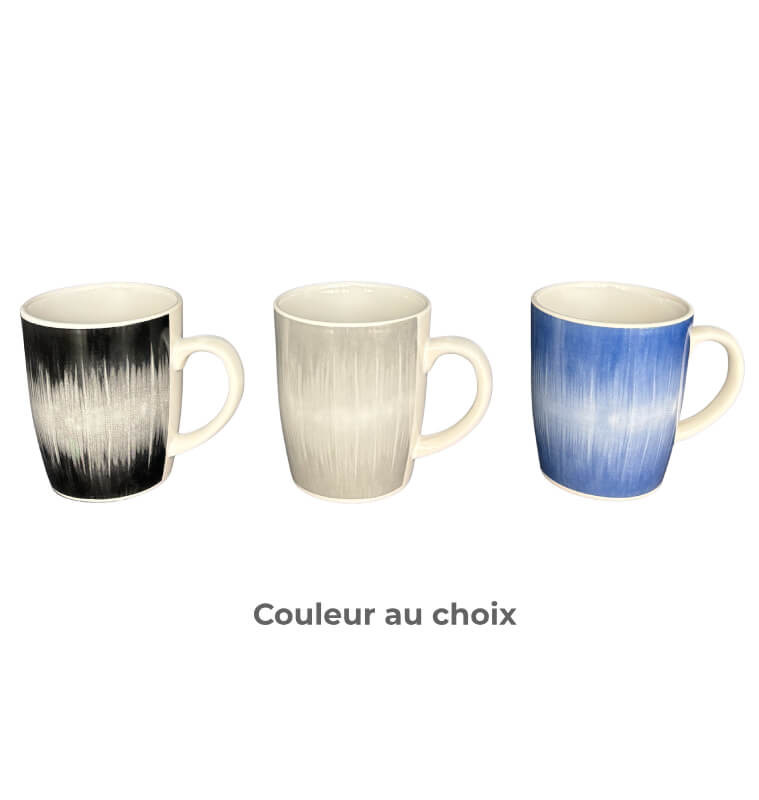 Mug 400 ml en grès bleu, gris ou noir | Tasses & mugs | 900 CFA , dakar, Sénégal