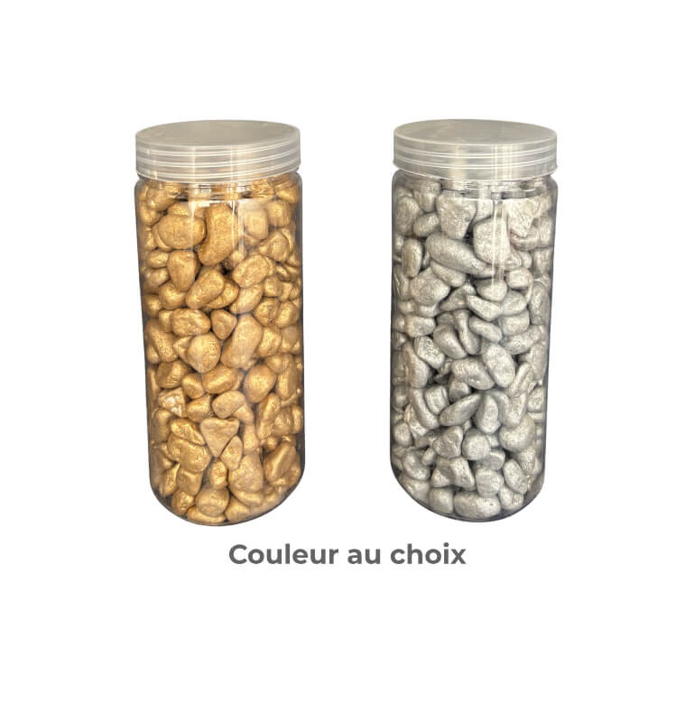 Pierres décoratives argent et or 700 g 0,9 à 1,2 cm | Fleurs séchées & sable déco , Dakar, Sénégal