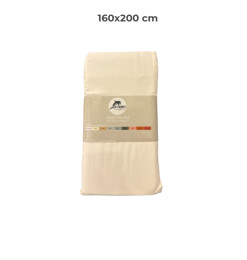 Drap housse 160 x 200 cm 100 % coton 57 fils ivoire | Linge de lit , Dakar, Sénégal