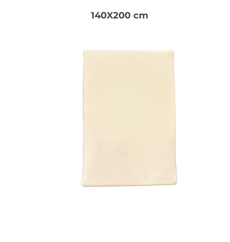 Housse de couette 140 x 200 cm 100 % coton 57 fils ivoire | Linge de lit , Dakar, Sénégal