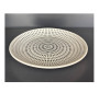 Assiette plate 27 cm ethnique en grès blanc | Assiettes & coffrets d'assiettes | 1 900 CFA , dakar, Sénégal