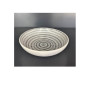 Assiette creuse 21 cm ethnique en grès blanc | Assiettes & coffrets d'assiettes | 1 600 CFA , dakar, Sénégal