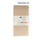 Drap housse 200 x 200 cm 100 % coton 57 fils taupe | Linge de lit , Dakar, Sénégal