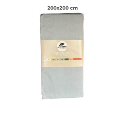 Drap housse 200 x 200 cm 100 % coton 57 fils bleu aqua | Linge de lit , Dakar, Sénégal