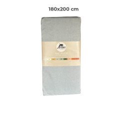 Drap housse 180 x 200 cm 100 % coton 57 fils bleu aqua | Linge de lit , Dakar, Sénégal