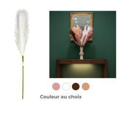 Tige florale artificielle XXL effet pampa 140 cm | Plantes & fleurs artificielles , Dakar, Sénégal