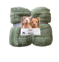 Plaid Ultra Doux 220x240 cm 220g/m² Vert | Plaids & jetés , Dakar, Sénégal