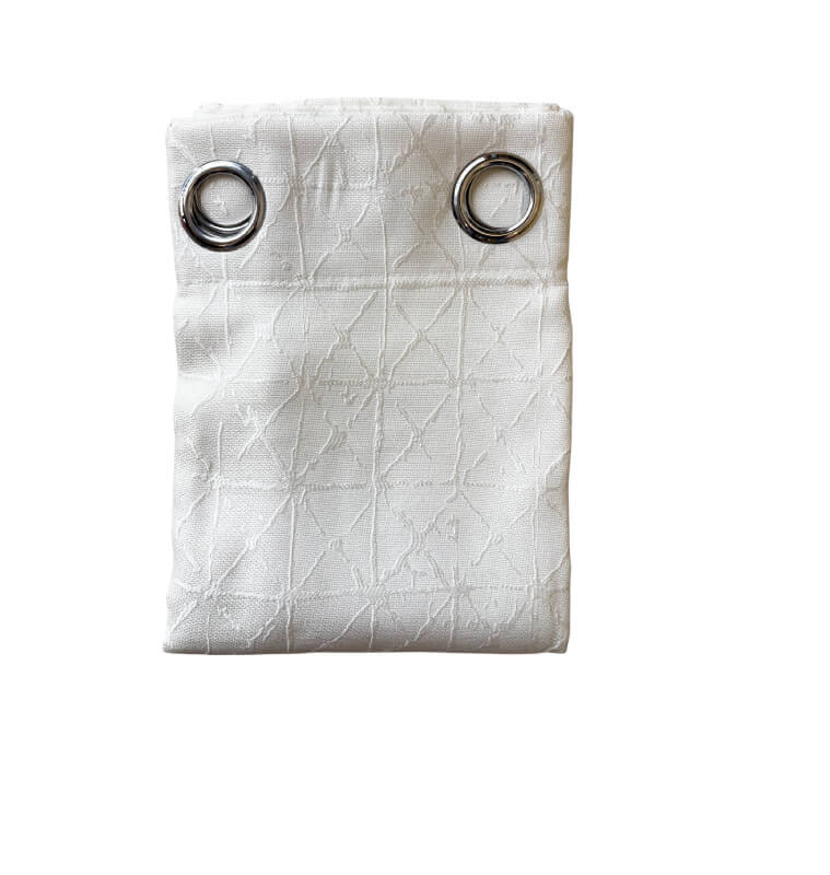 Rideau jacquard 140x270 cm blanc avec motifs | Rideaux & voilages , Dakar, Sénégal