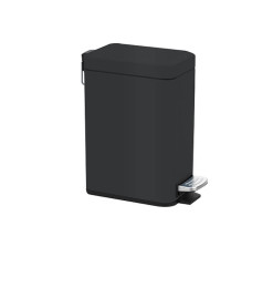 Poubelle à pédale rectangulaire 5L fermeture soft close noir mat | Poubelles salle de bain | 12 500 CFA , dakar, Sénégal