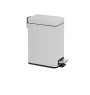 Poubelle à pédale rectangulaire 5L fermeture soft close blanc mat | Poubelles salle de bain | 12 500 CFA , dakar, Sénégal