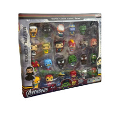 Mini Figurine Pop AVENGERS - Set de 24 - Dès 3 ans